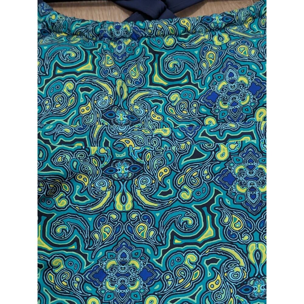 Title Nine One Piece Moroccan Tile Boho Swimsuit Women's Large Adjustable - Picture 10 of 13